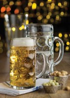 Glass Beer Stein